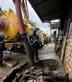 Prefeitura retira quase 400 toneladas de entulhos da rede de drenagem de Maceió