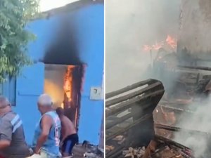 Homem que usava velas por falta de energia morre carbonizado em incêndio em Pão de Açúcar