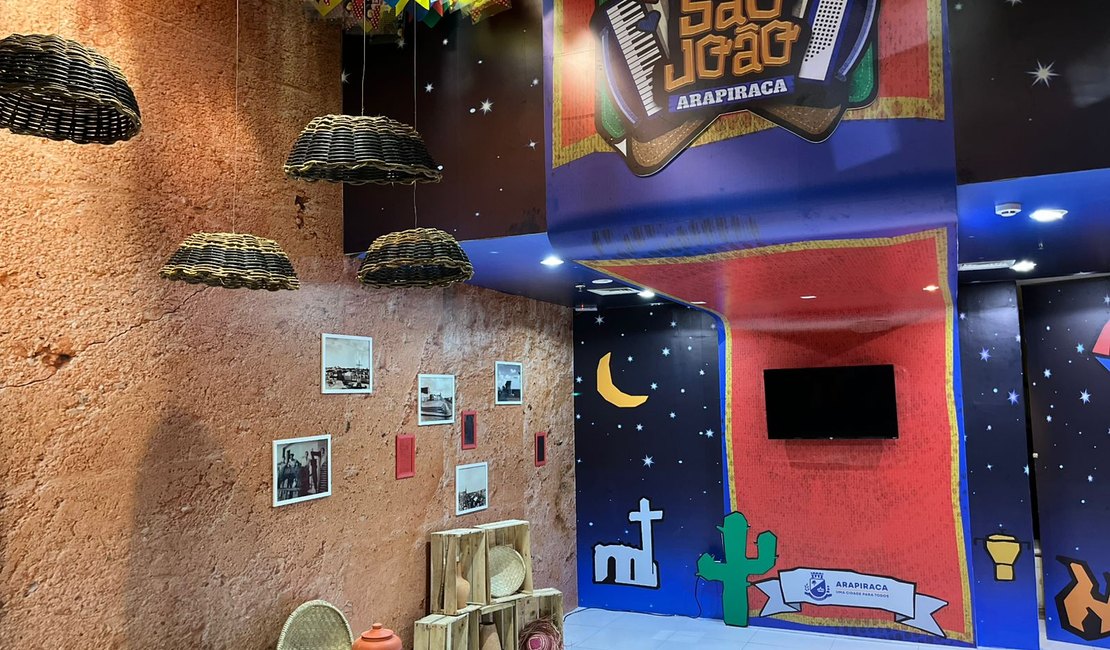 [Vídeo] Secretaria de Cultura de Arapiraca inaugura Casa do Forró no Partage Shopping