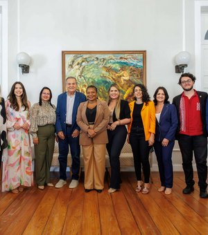 Governo de Alagoas recebe ministra Margareth Menezes para diálogo sobre políticas de cultura