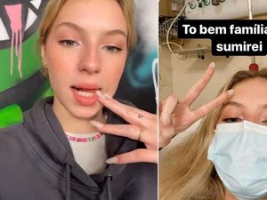 Influenciadora toma querosene e detergente por engano e é hospitalizada