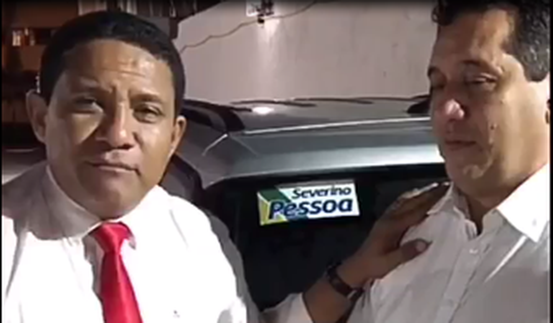 [Vídeo] Severino Pessoa terá apoio de prefeito de Palmeira dos Índios 