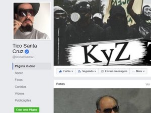 Grupo de hackers invade página oficial do cantor Tico Santa Cruz