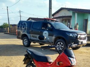 PM recupera motocicleta em Capela, minutos após ter sido roubada
