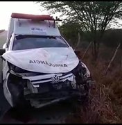 Condutor de ambulância perde o controle e bate em Coruripe