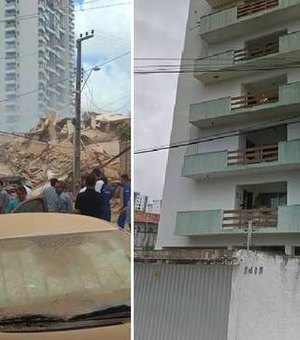Prédio residencial desaba em Fortaleza 