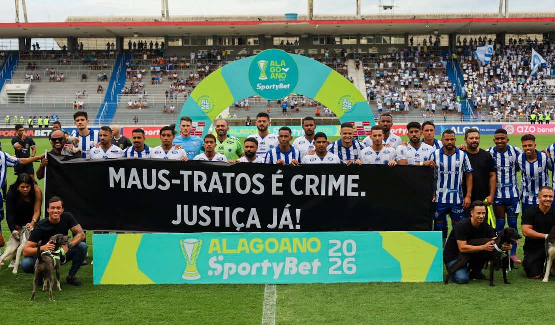 Momento histórico para a causa animal no Campeonato Alagoano