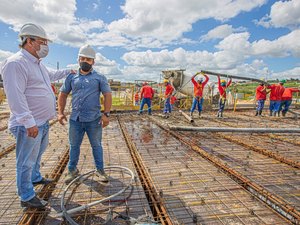 Obras do Centro de Convenções avançam em Arapiraca