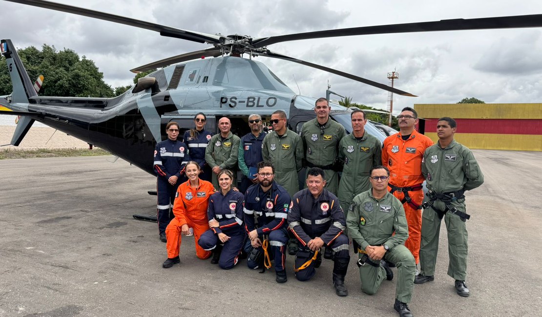 Serviço aeromédico é implantado em Arapiraca e reforça assistência no interior durante o Carnaval 2026