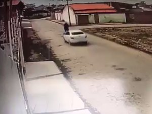 Vídeo mostra perseguição que terminou em homicídio de segurança em Arapiraca 