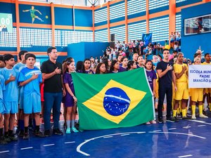 Prefeito JHC e vice Rodrigo Cunha inauguram novo Ginásio Tenente Madalena