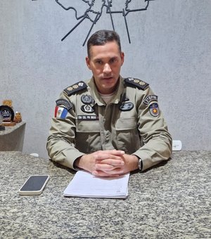 Novo comandante do 3º BPM, TC Diego Sarmento se reúne com oficiais da unidade em Arapiraca