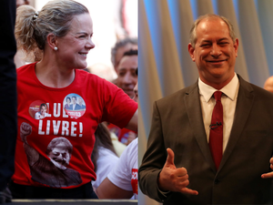 Ciro Gomes chama Gleisi de “chefe de quadrilha”; presidente do PT rebate