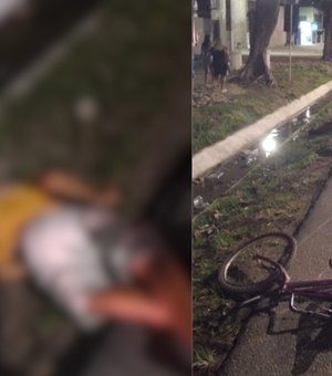 Ciclista morre após ser atropelado por motocicleta no Santos Dumont