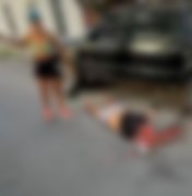 Motociclista morre após colisão e atropelamento por caminhão no bairro Petrópolis