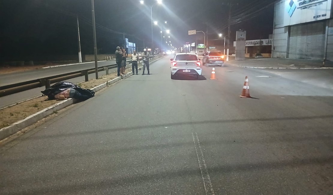 Colisão entre carro e bicicleta deixa ciclista morto na rodovia AL-220 em Arapiraca