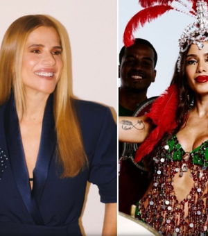 Ingrid Guimarães comemora troca de Virginia por Anitta na Grande Rio