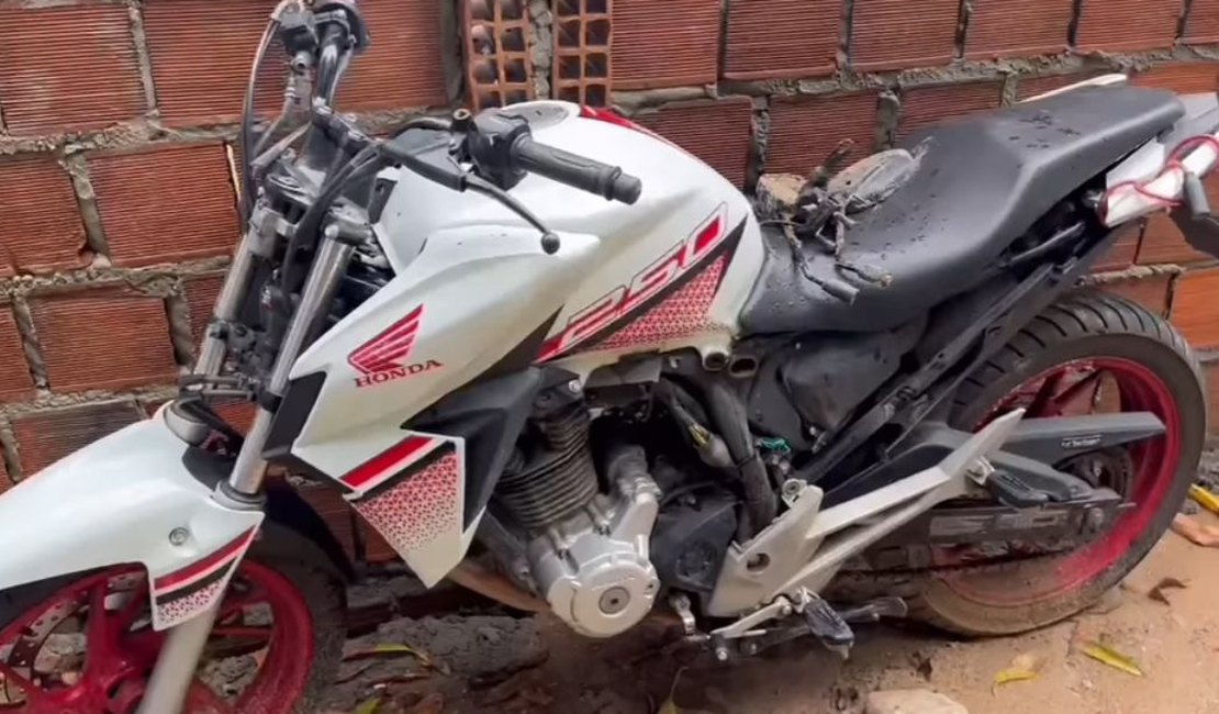 Ação da Oplit rastreia e recupera motocicleta furtada no bairro de Mangabeiras