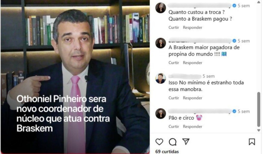 Defensor que substituiu Ricardo Melro em caso Braskem processa mulher que o acusou de receber proprina