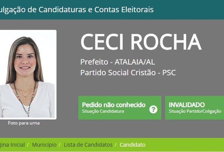 Faltando 16 dias para Eleição, registro de candidatura de Ceci Rocha ainda é dúvida