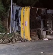 Falha nos freios pode ter causado acidente com ônibus que saiu de Arapiraca em MG