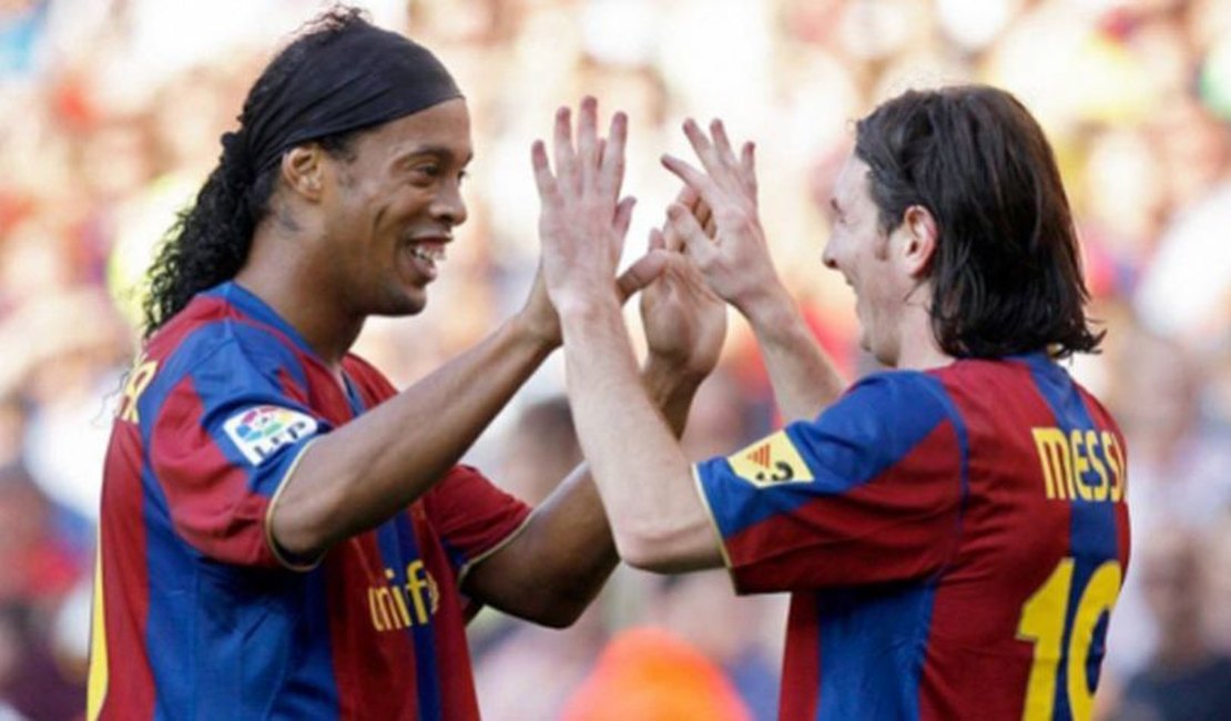 Messi presta solidariedade após morte da mãe de Ronaldinho Gaúcho