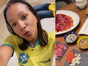 Com festa pronta, Belle Silva reage à ausência de Thiago Silva na Copa