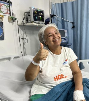 HGE salva a vida de idosa que sofreu AVC enquanto tomava café da manhã