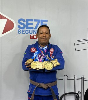 Alexandre Negão vai representar Arapiraca no Brasileiro de Jiu-Jitsu, em SP