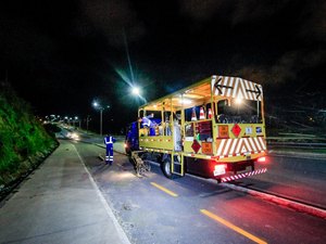 SMTT inicia pintura da ciclovia da Avenida Josepha de Mello