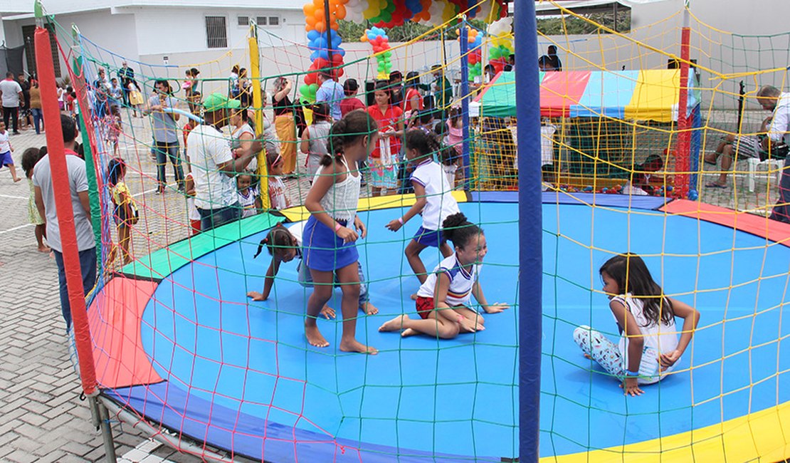 Brincadeiras e conscientização marcam dia das crianças no Fórum de Marechal Deodoro