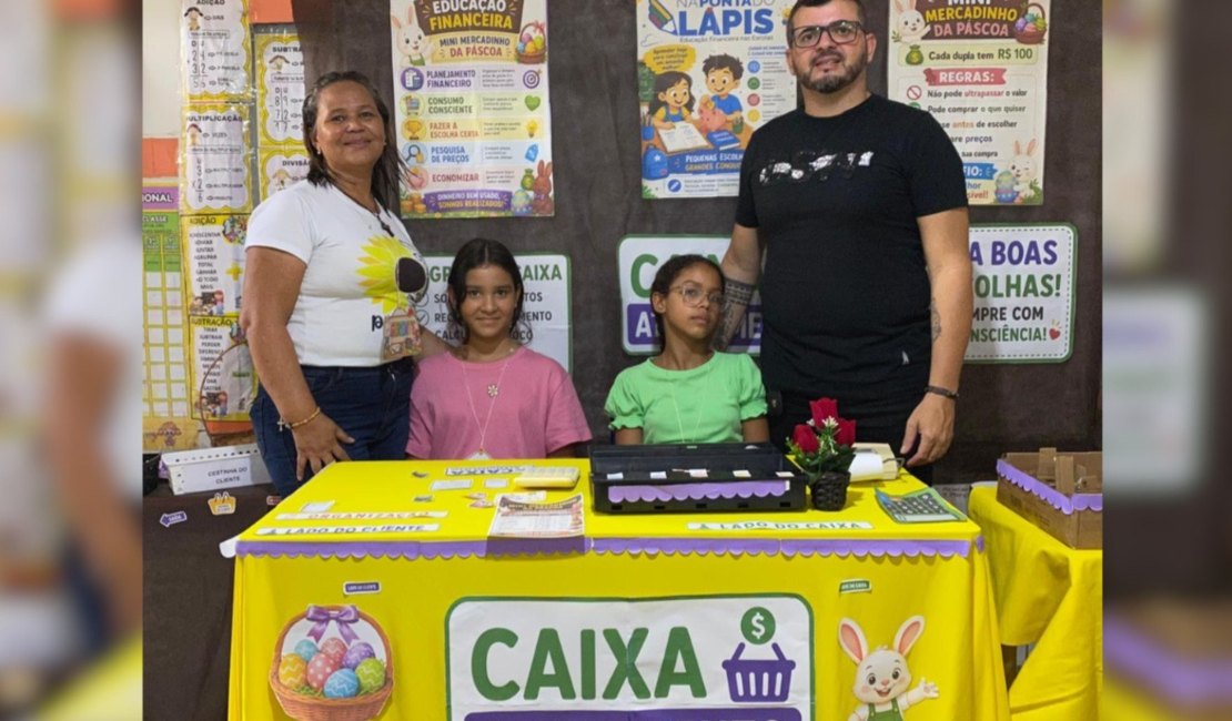 Semana Nacional de Educação Financeira mobiliza estudantes da rede municipal em Lagoa da Canoa
