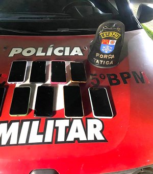 Assaltante é preso com nove celulares roubados no Benedito Bentes, em Maceió