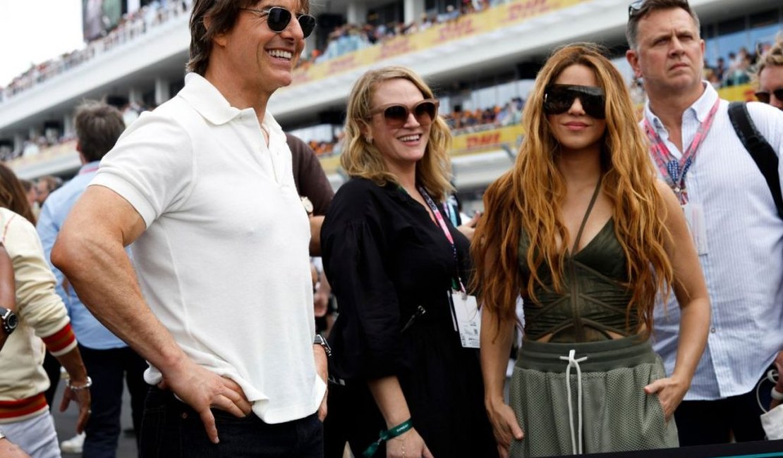 Shakira e Tom Cruise são vistos juntos e fãs já ‘shippam o casal’