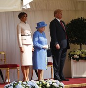 Trump se reúne com a rainha Elizabeth em Windsor