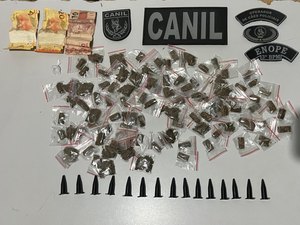 Condutor foge da PM, é perseguido e preso com drogas e por embriaguez ao volante em Arapiraca