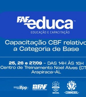 FAF promove capacitação da CBF em Arapiraca e celebra os 74 anos do ASA