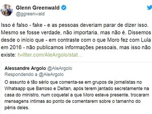 Glenn nega rumores sobre relação homoafetiva entre alvos da Vaza Jato