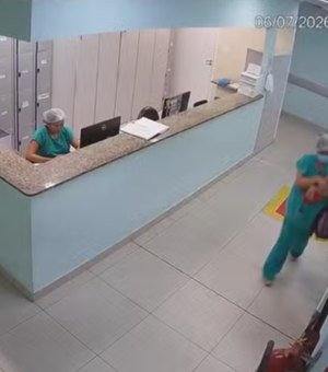 Técnica de enfermagem é presa por tentar levar bebê em bolsa