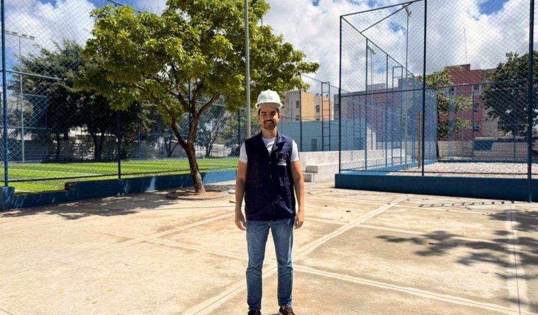 Obra de Mirante do Jacintinho, em Maceió, avança e chega a 75% de execução