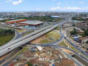 Túnel do Viaduto da PRF é interditado para instalação da iluminação definitiva