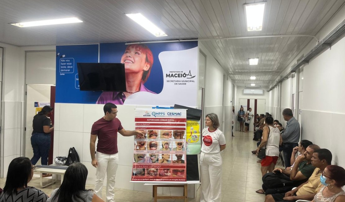 Pam Salgadinho promove palestras sobre prevenção ao câncer de boca