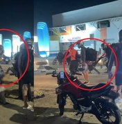 Suspeito de assaltos é espancado com barra de ferro no meio da Av. Menino Marcelo, em Maceió