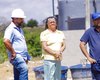 Prefeita Tia Júlia faz visita a obras no Conjunto Antônio Ribeiro