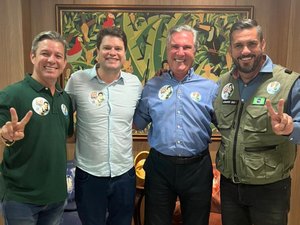 Collor, Leonardo Dias e Bebeto declaram apoio a Davi Davino na disputa ao Senado Federal