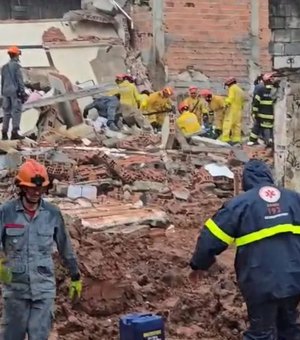 Edifício desaba e deixa quatro vítimas em São Bernardo do Campo, em SP