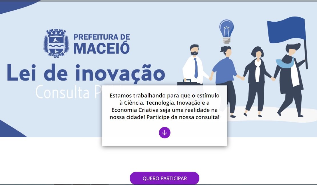 Prefeitura realiza consulta pública sobre Lei Municipal de Inovação