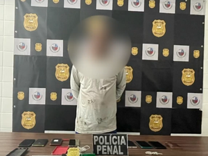 Pintor é preso após repassar objetos a reeducandos em presídio