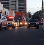 Corpos de PMs são liberados e seguem em cortejo para Pernambuco