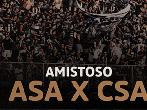 ASA x CSA se enfrentam em partida amistosa no próximo domingo (15) em Arapiraca